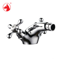 Half Turn Brass Cartridge Double Handle Bidet Mixer(ZS57504)